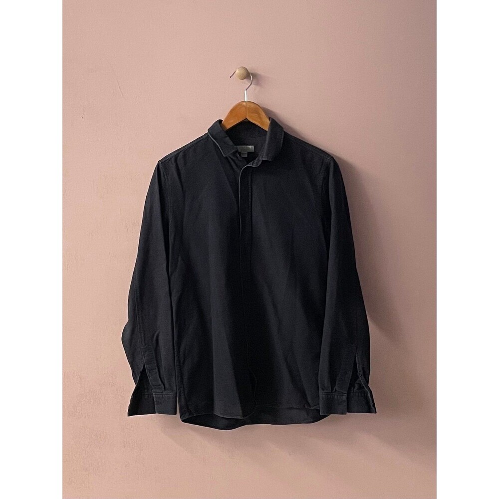 COS Classic Black Wash Button Down Shirt Size S